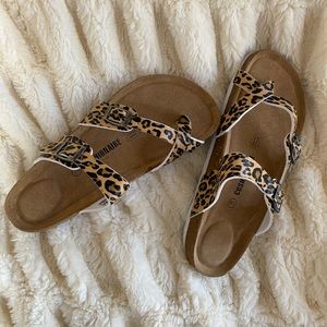 Leopard Cushionaire sandals